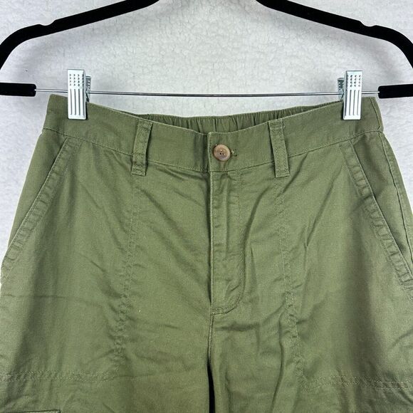 Gap Girlfriend Jogger Cargo Pants Womens 4 Green Hiking Active Outdoor Casual - Picture 6 of 9